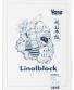Linolblock, 23 x 31 cm, 20 Blatt