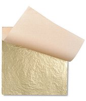 Blattgold, 25 Blatt, Orange Doppelgold, 22,5 Karat