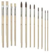 12 Studien - Pinsel im Set